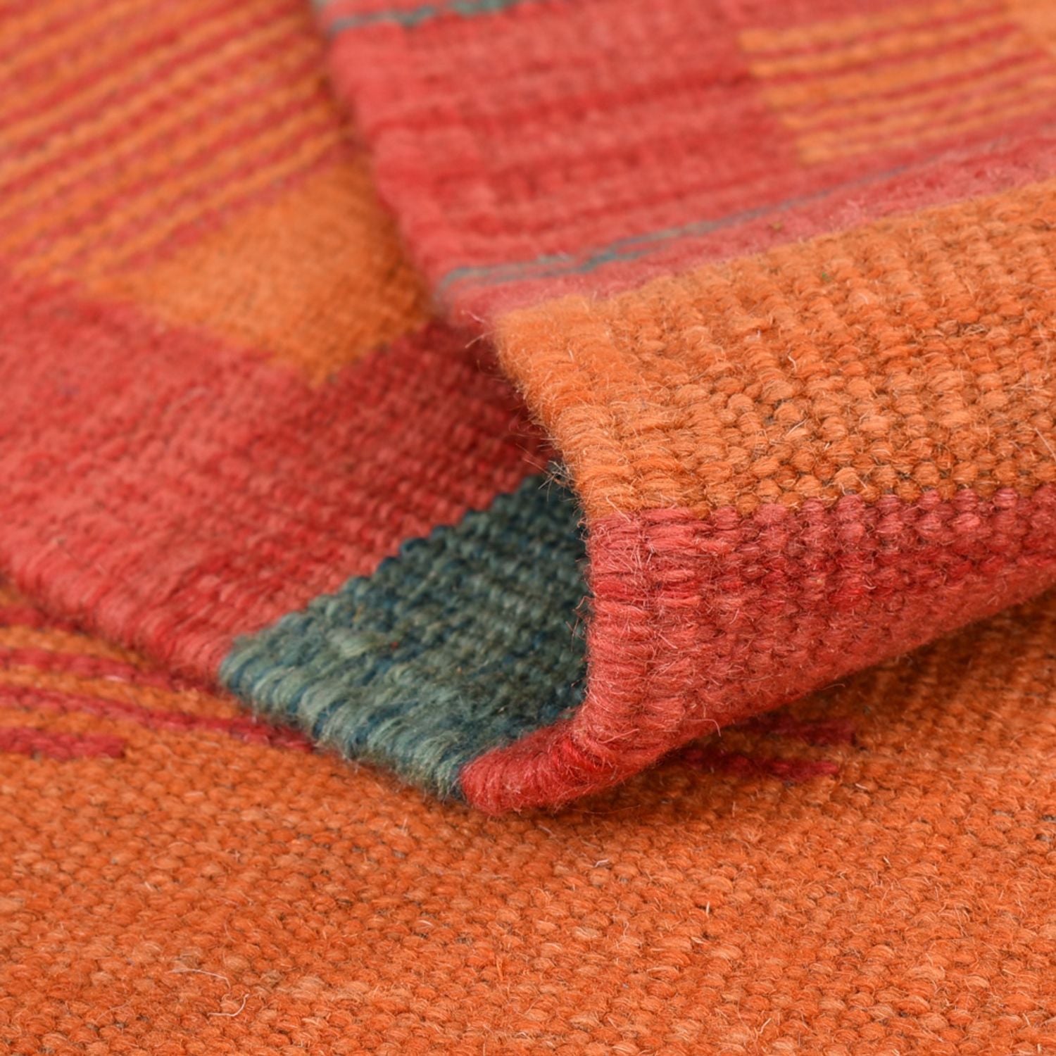 Tappeto Kelim - Tendenza - 203 x 155 cm - multicolore