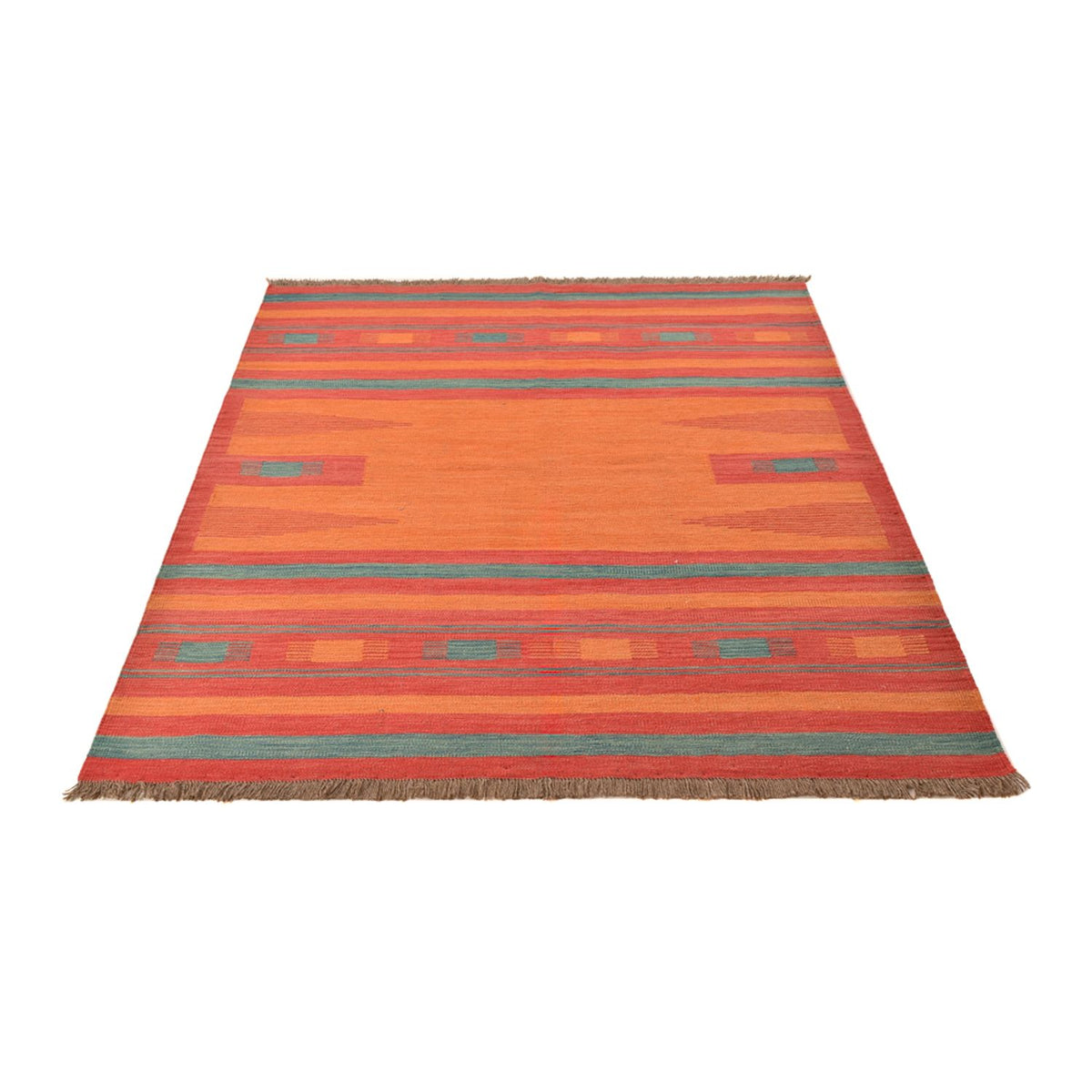 Tappeto Kelim - Tendenza - 203 x 155 cm - multicolore