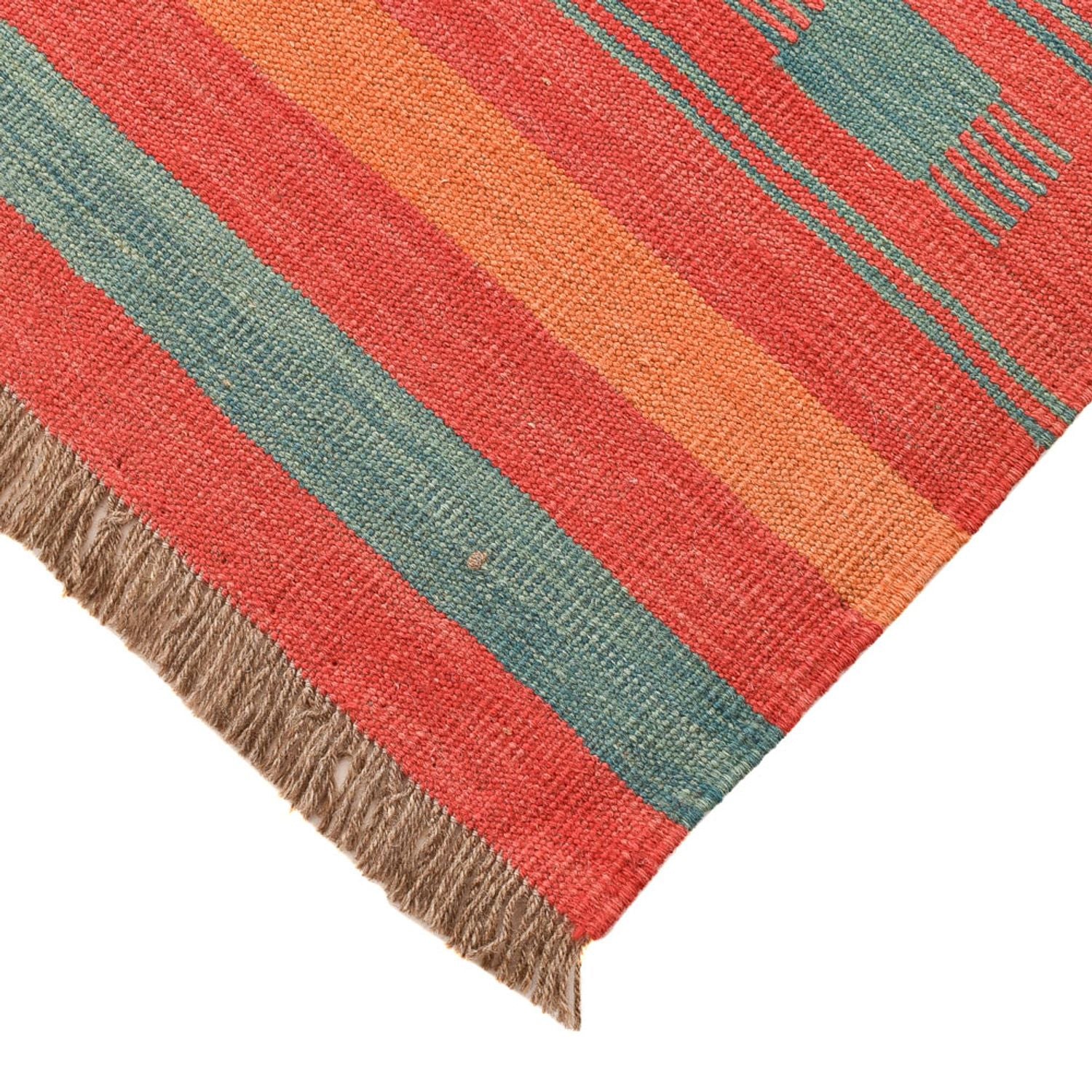Tappeto Kelim - Tendenza - 201 x 155 cm - multicolore