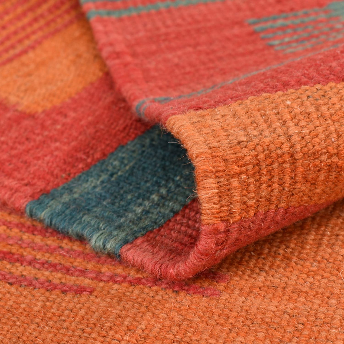 Tappeto Kelim - Tendenza - 201 x 155 cm - multicolore