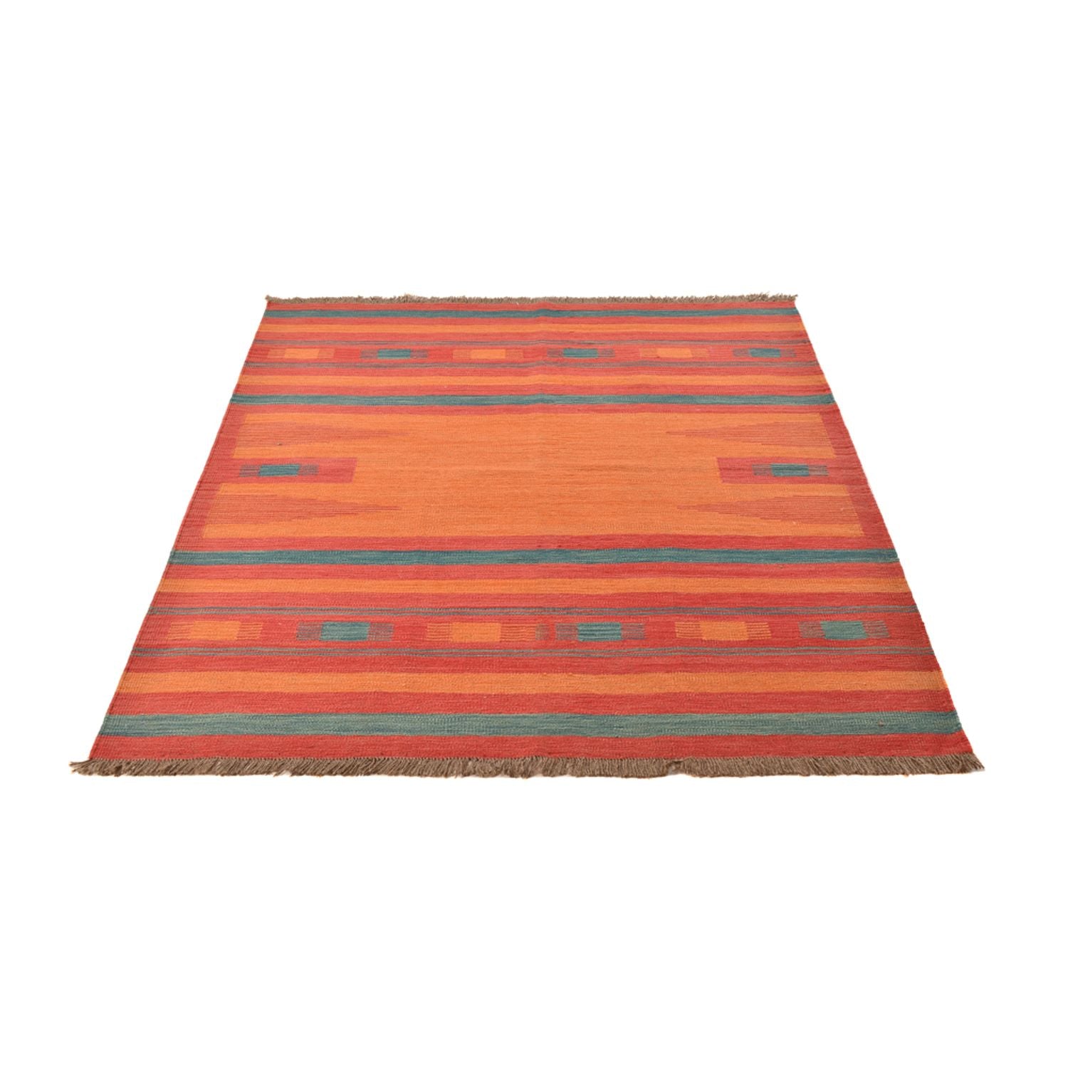 Tappeto Kelim - Tendenza - 201 x 155 cm - multicolore
