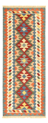 Tappeto corsia Tappeto Kelim - Orientale - 200 x 80 cm - multicolore