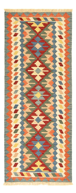 Tappeto corsia Tappeto Kelim - Orientale - 200 x 80 cm - multicolore