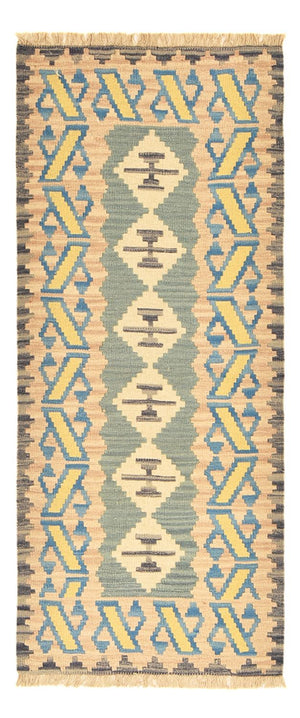 Tappeto corsia Tappeto Kelim - Orientale - 192 x 80 cm - multicolore