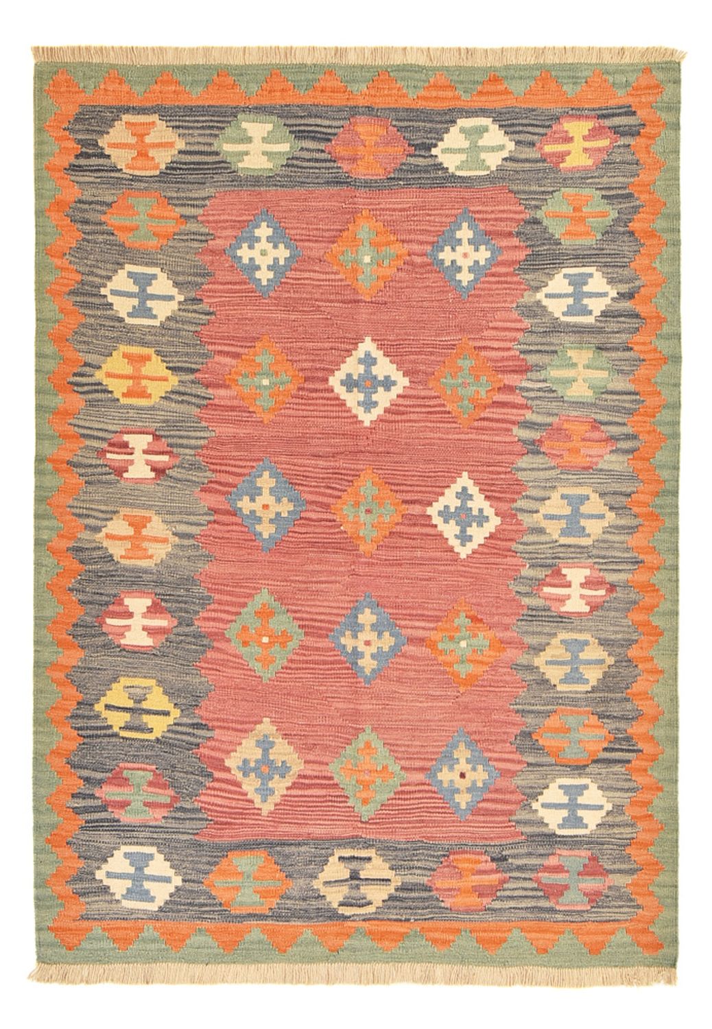 Tappeto Kelim - Orientale - 209 x 151 cm - multicolore