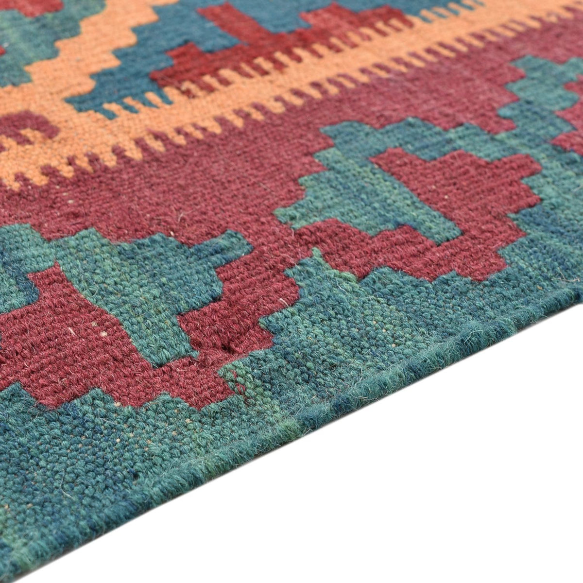 Tappeto Kelim - Orientale - 195 x 156 cm - multicolore