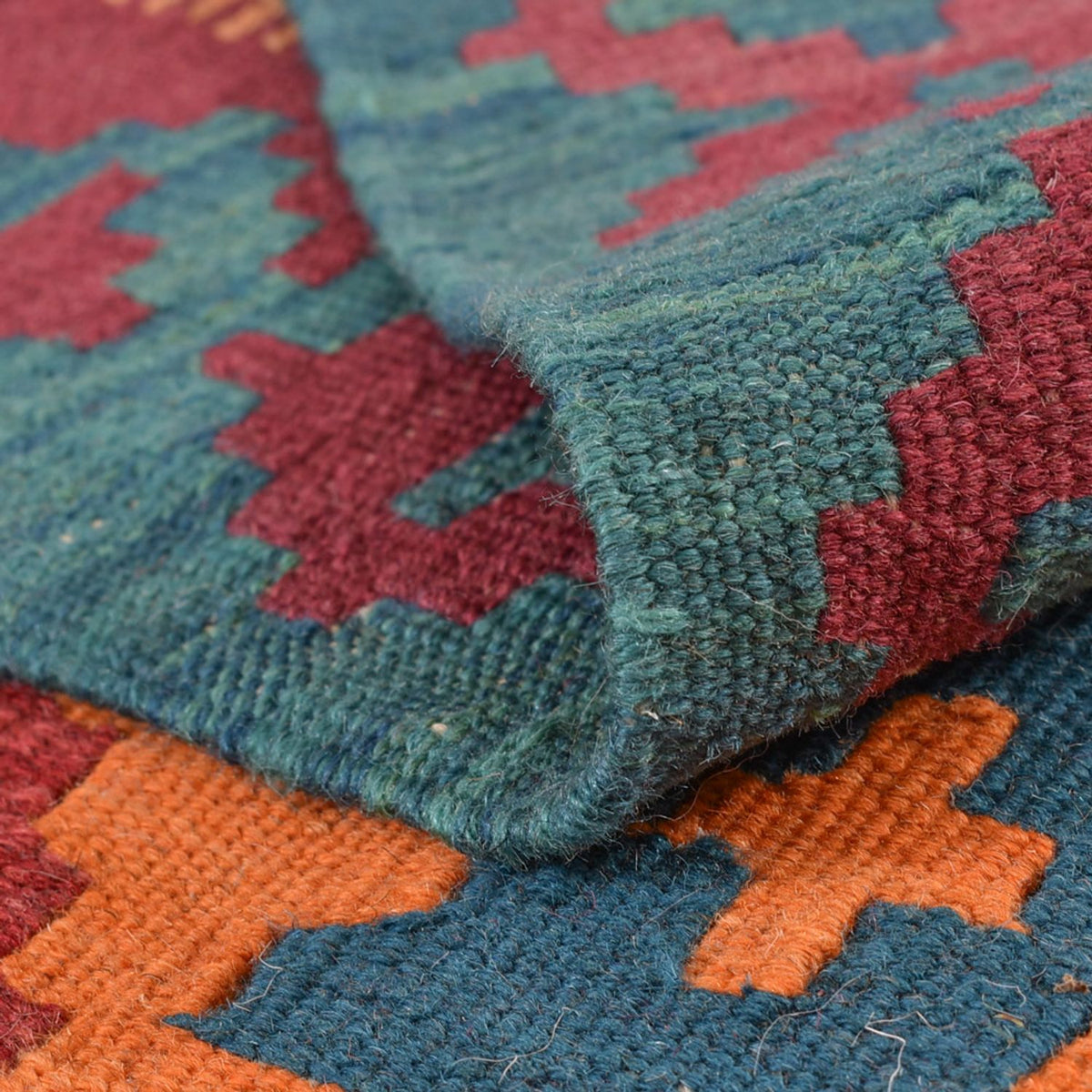 Tappeto Kelim - Orientale - 195 x 156 cm - multicolore