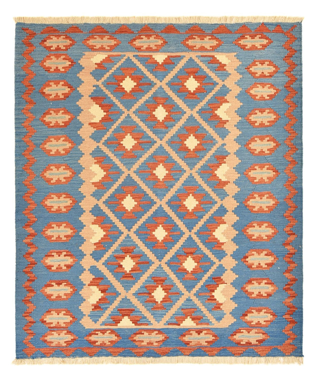 Tappeto Kelim - Orientale - 193 x 164 cm - multicolore