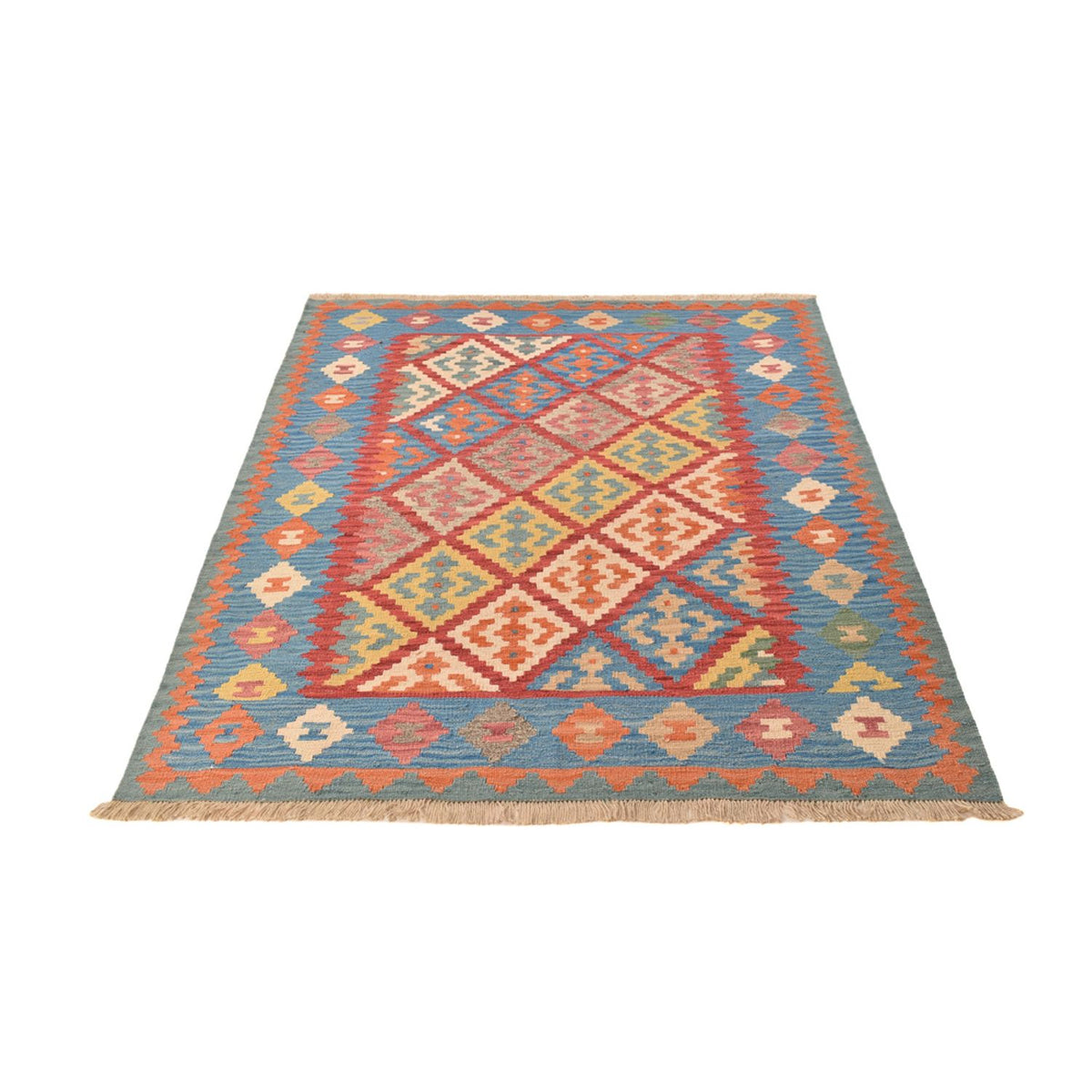 Tappeto Kelim - Orientale - 203 x 157 cm - multicolore