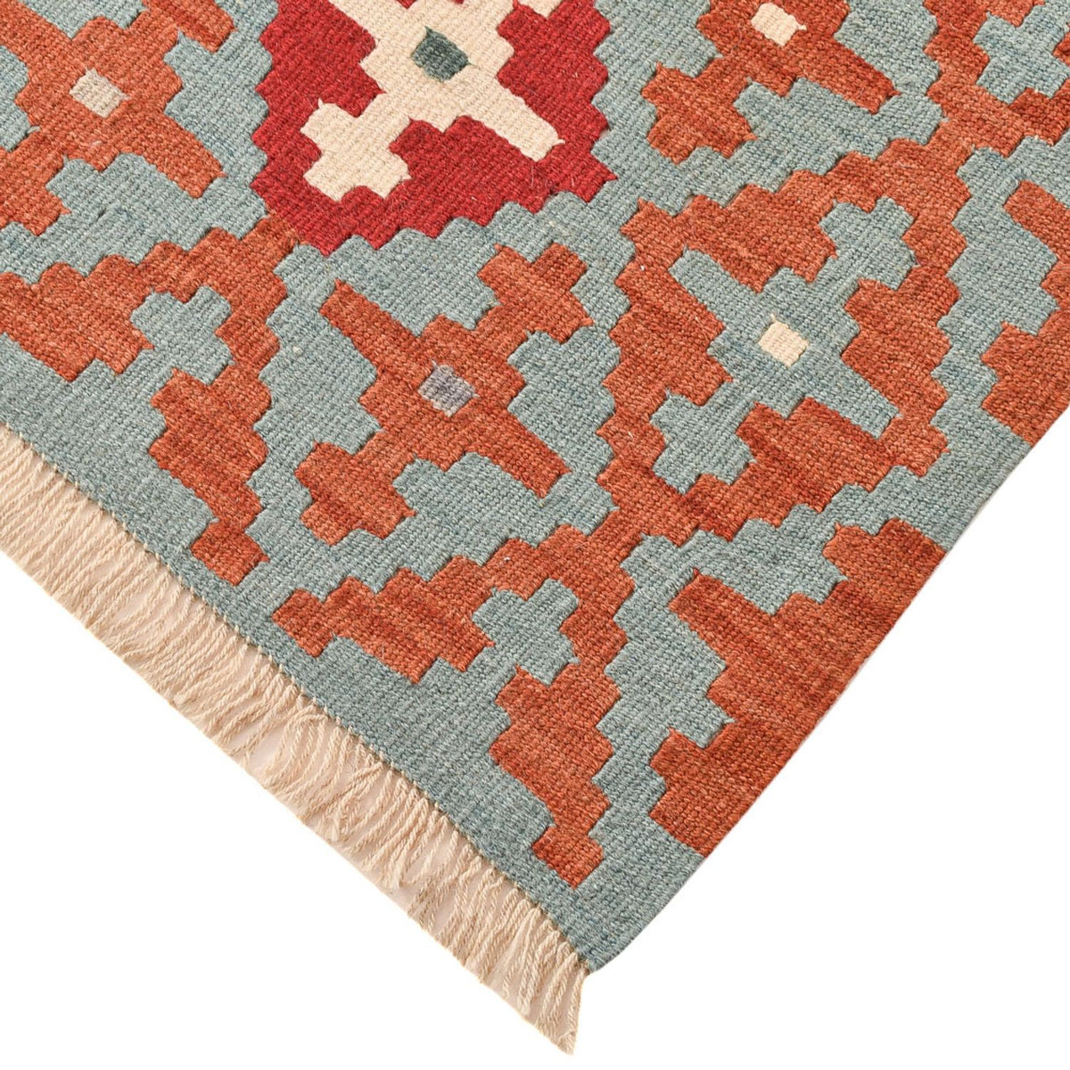 Tappeto Kelim - Orientale - 196 x 153 cm - multicolore
