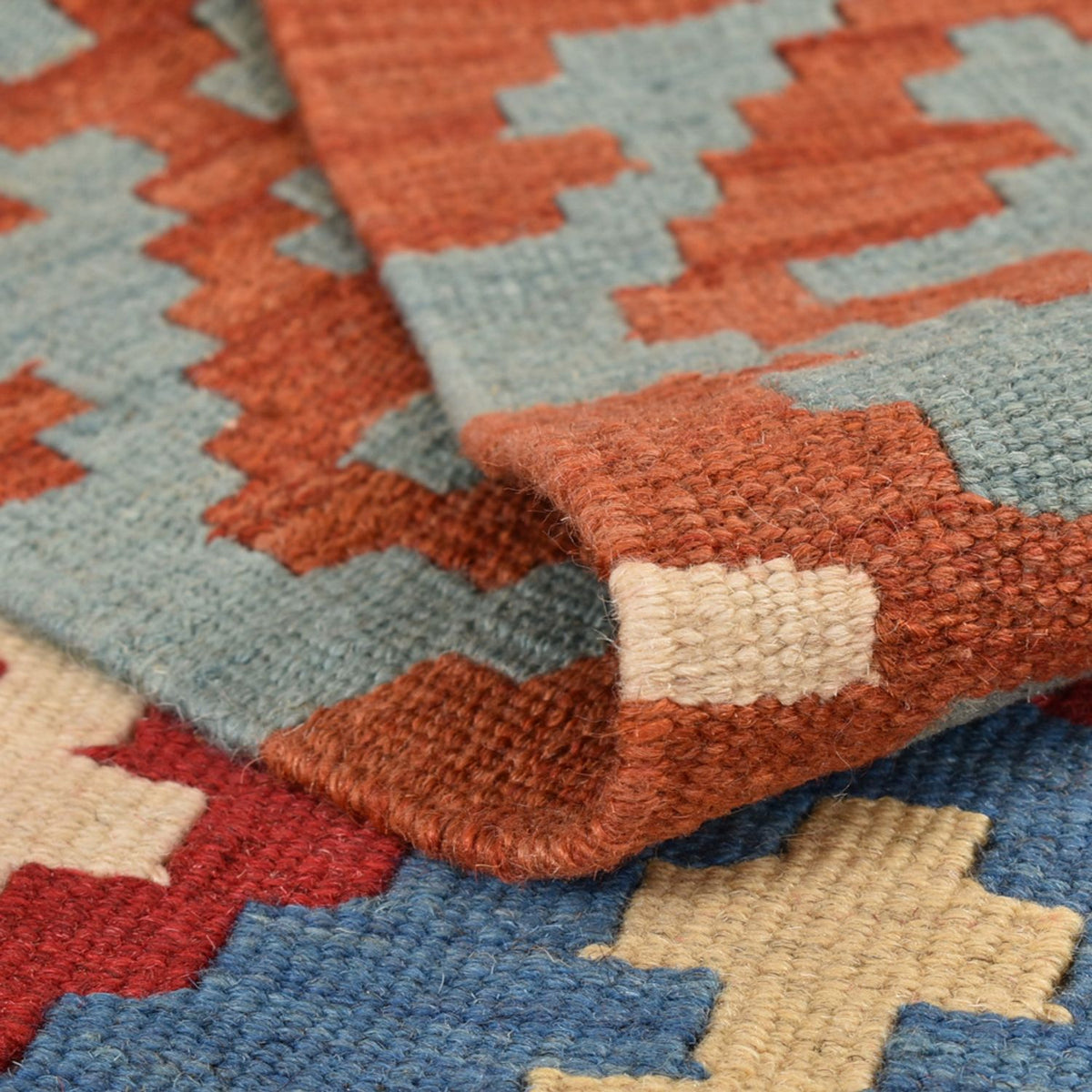 Tappeto Kelim - Orientale - 196 x 153 cm - multicolore