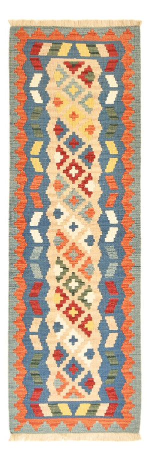 Tappeto corsia Tappeto Kelim - Orientale - 210 x 67 cm - multicolore