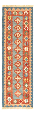 Tappeto corsia Tappeto Kelim - Orientale - 198 x 61 cm - multicolore
