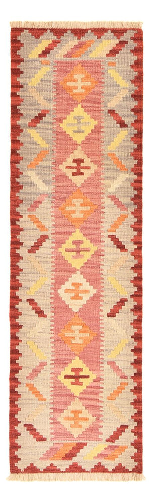 Tappeto corsia Tappeto Kelim - Orientale - 204 x 61 cm - multicolore
