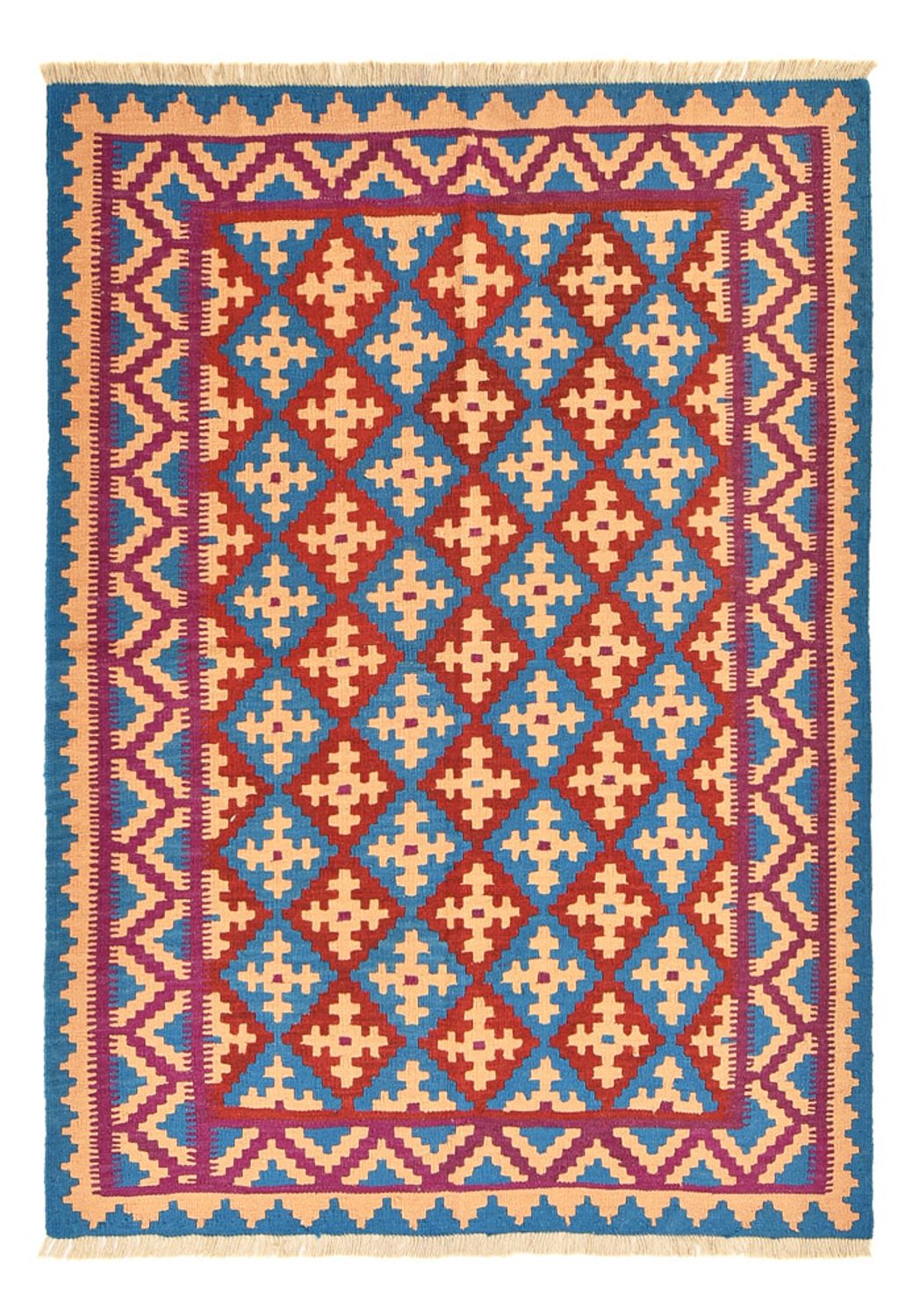 Tappeto Kelim - Orientale - 202 x 149 cm - multicolore