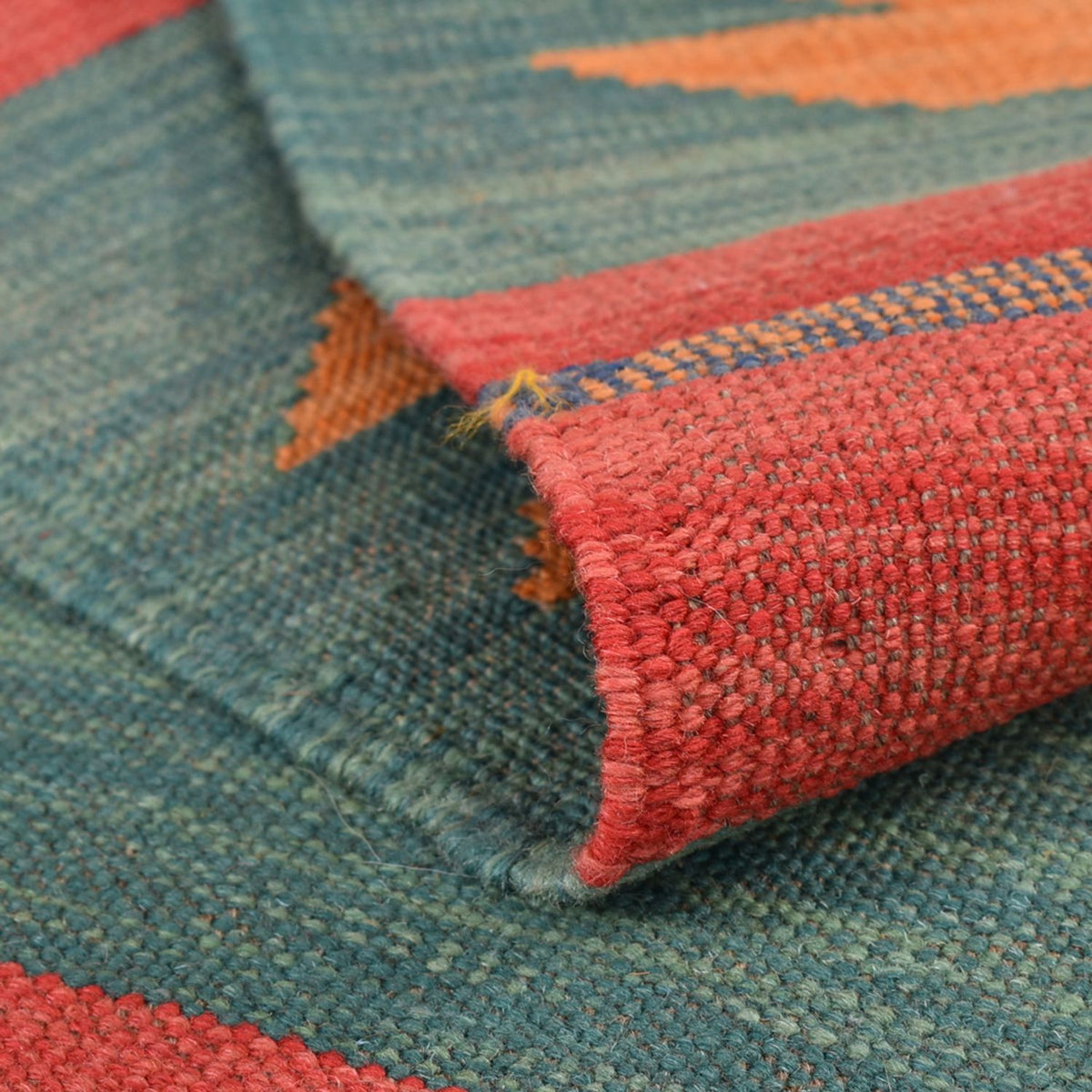 Tappeto Kelim - Tendenza - 212 x 146 cm - multicolore