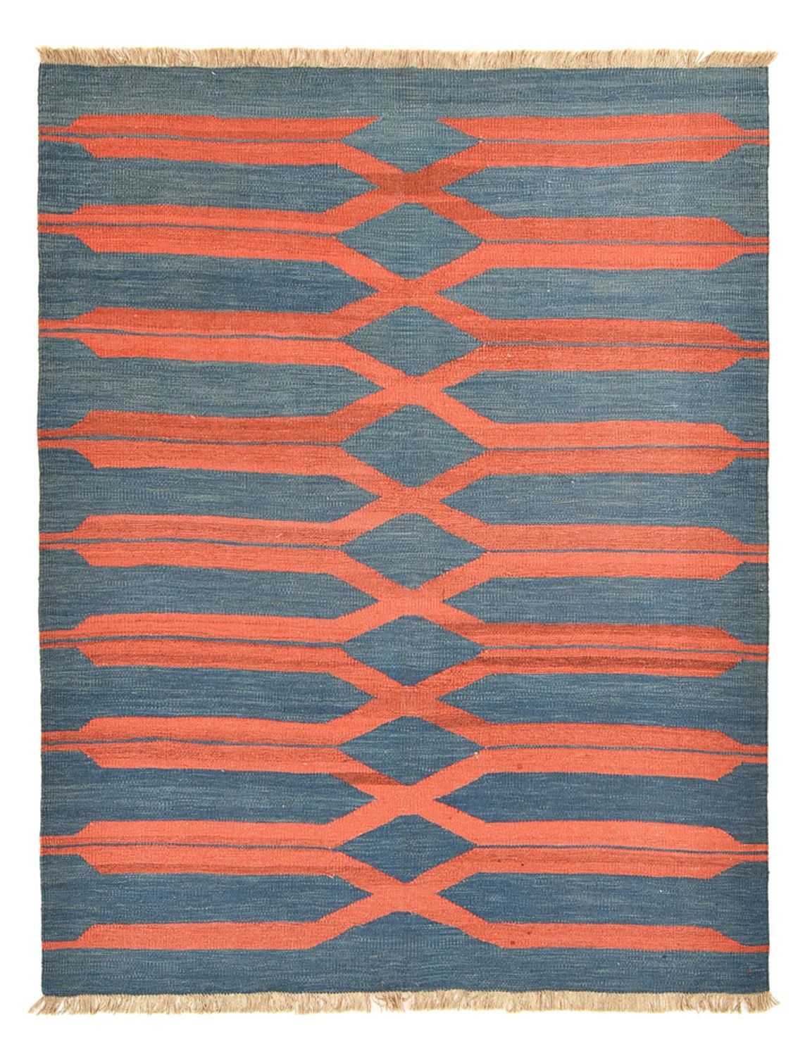 Tappeto Kelim - Tendenza - 204 x 159 cm - multicolore