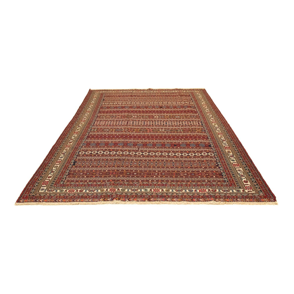 Afshar Sirjan Tappeto 196x293cm - Tappeto persiano