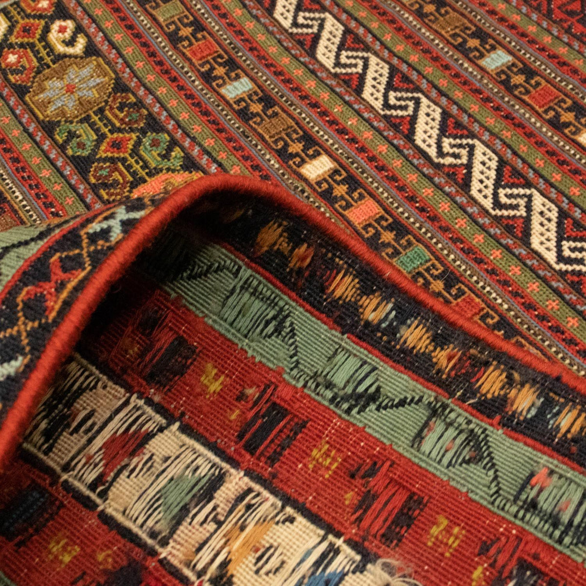Afshar Sirjan Tappeto 195x283cm - Tappeto persiano