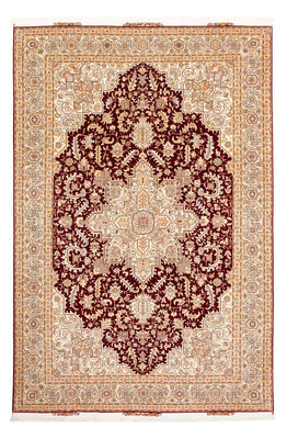 Tappeto Persero - Tabriz - Reale - 300 x 200 cm - rosso scuro