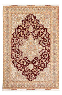 Tappeto Persero - Tabriz - Reale - 300 x 200 cm - rosso scuro