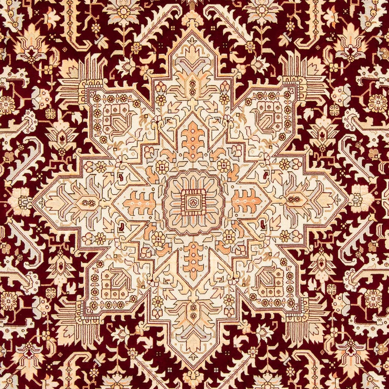 Tappeto Persero - Tabriz - Reale - 300 x 200 cm - rosso scuro