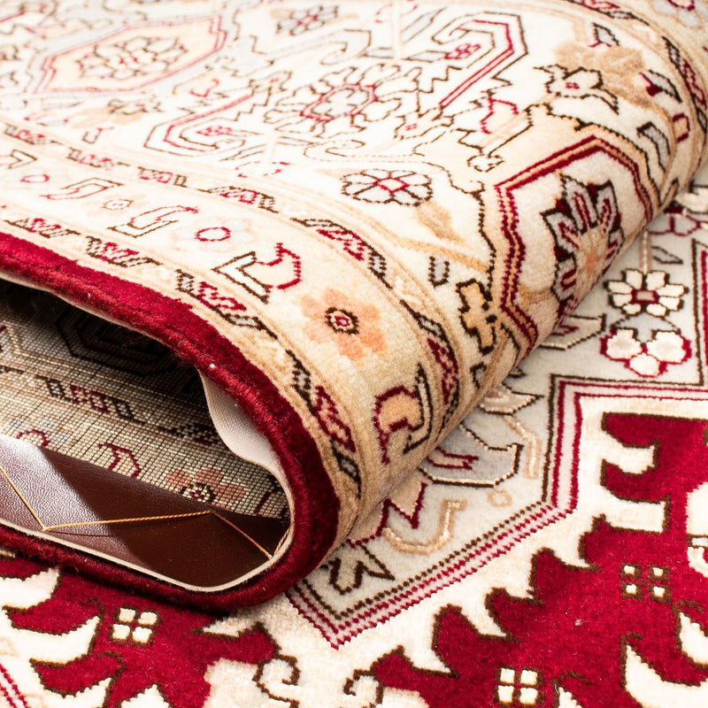 Tappeto Persero - Tabriz - Reale - 300 x 200 cm - rosso scuro