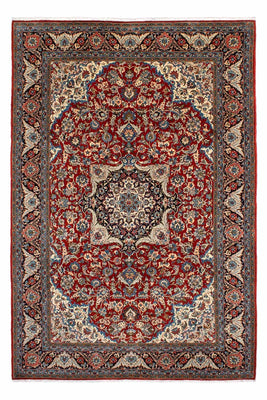 Tappeto Persero - Keshan - 300 x 205 cm - rosso scuro