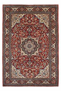Tappeto Persero - Keshan - 300 x 205 cm - rosso scuro