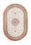 Tappeto Persero - Ghom ovale  - 120 x 76 cm - beige