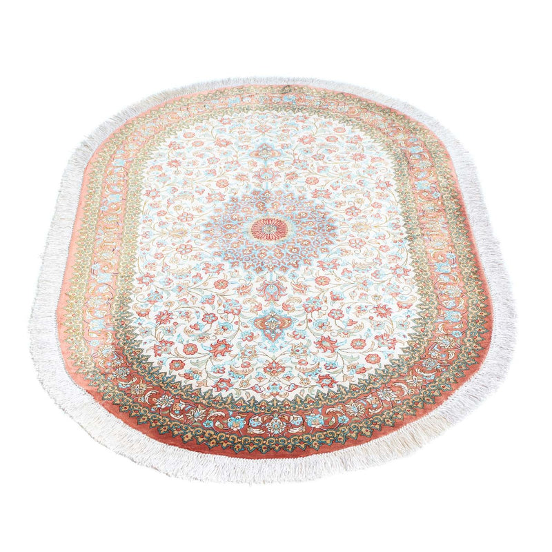 Tappeto Persero - Ghom ovale  - 120 x 76 cm - beige