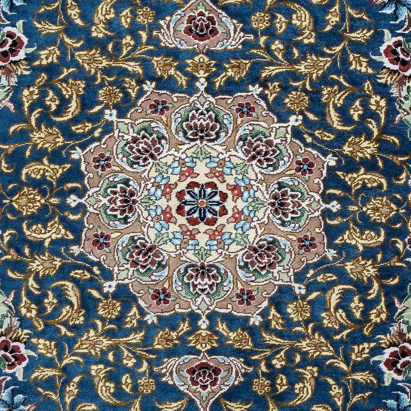 Tappeto Persero - Ghom - 85 x 59 cm - blu