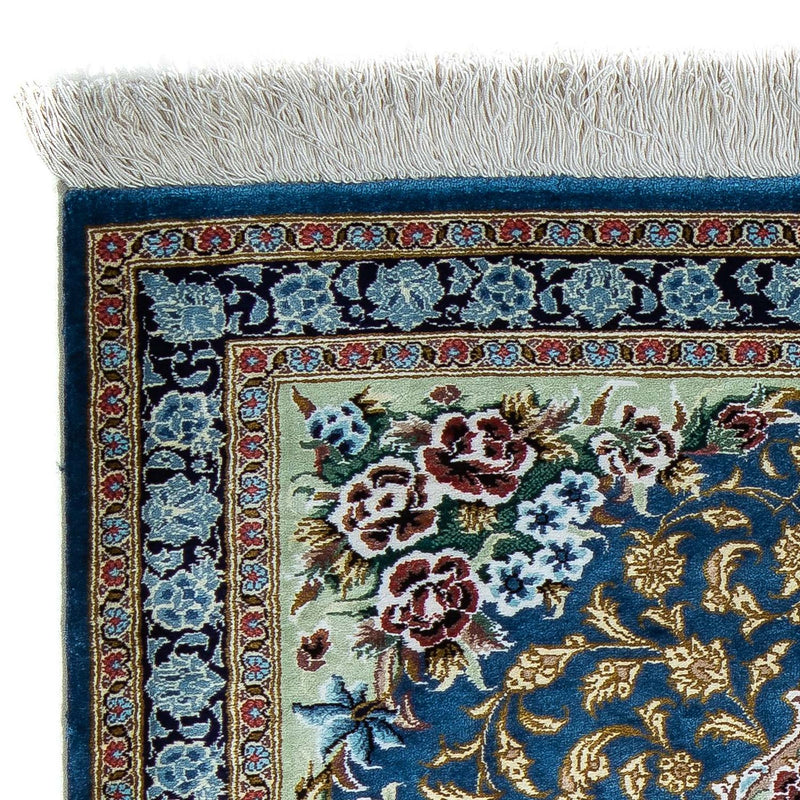 Tappeto Persero - Ghom - 85 x 59 cm - blu
