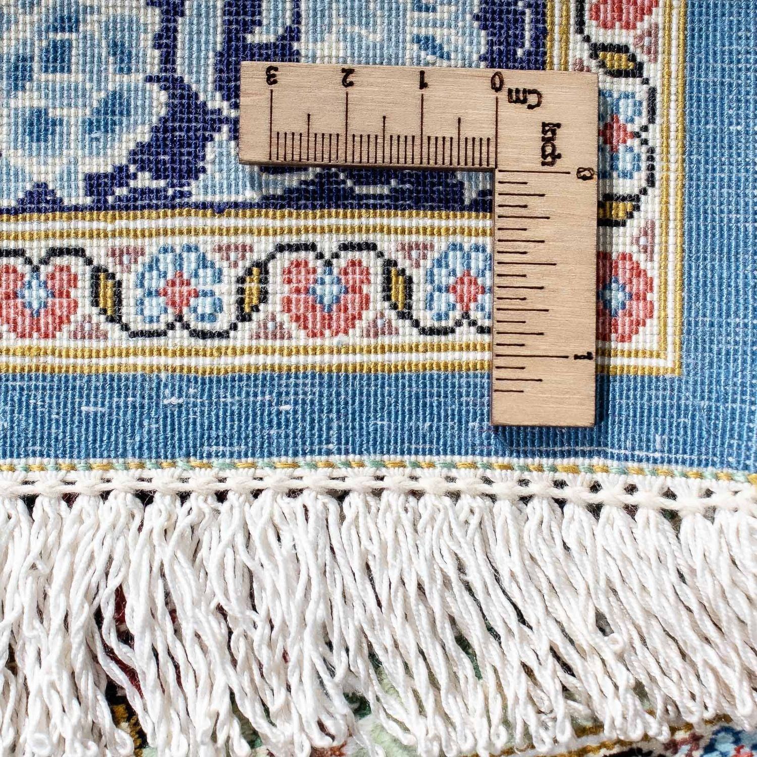 Tappeto Persero - Ghom - 85 x 59 cm - blu