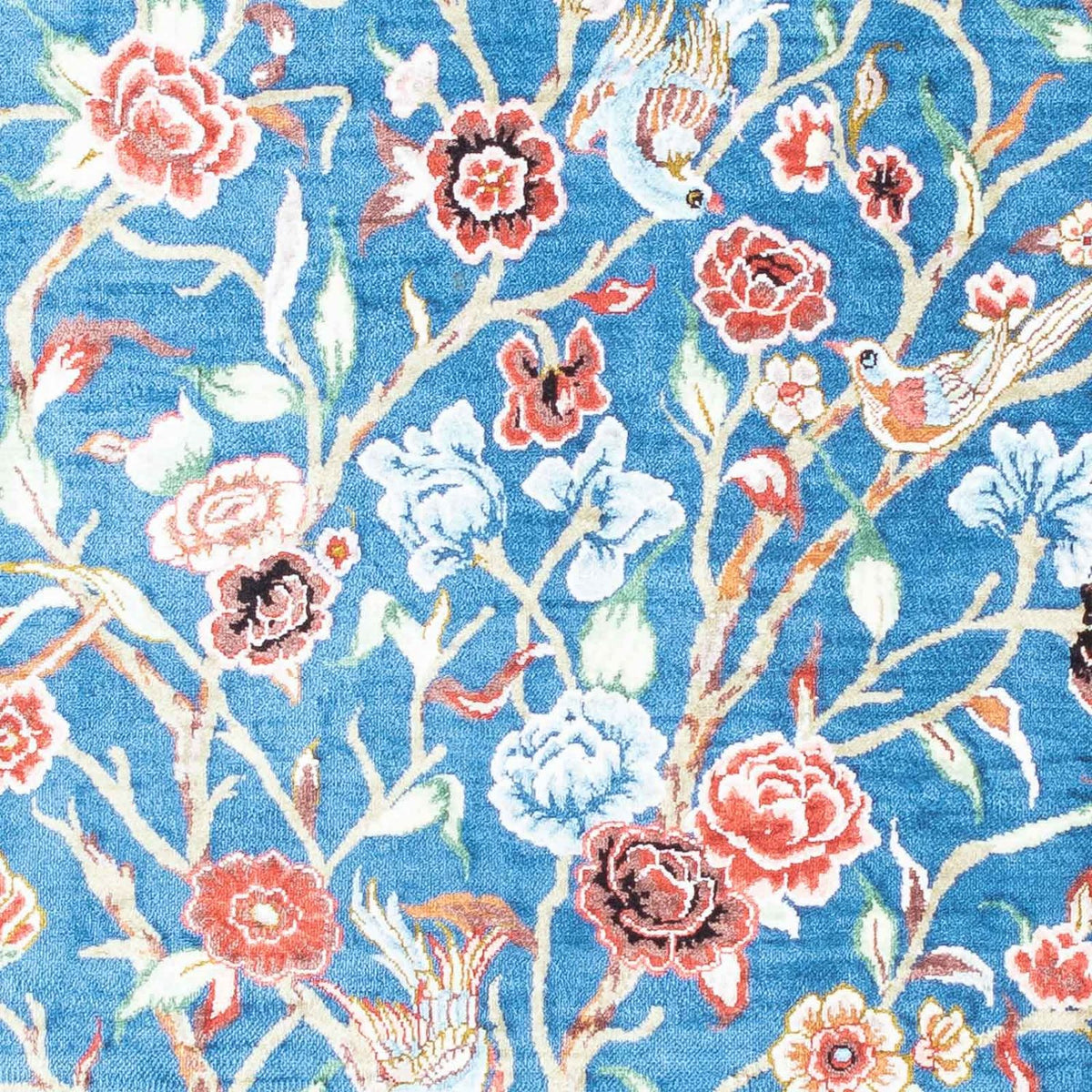 Tappeto Persero - Ghom - 118 x 75 cm - blu chiaro