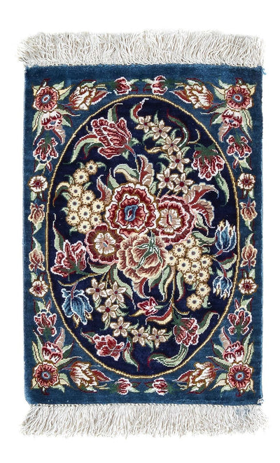 Qom seta Tappeto 28x40cm - Tappeto persiano
