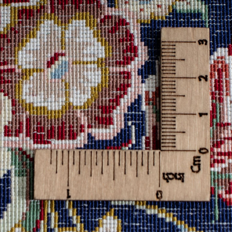 Tappeto di seta - Ghom seta - Premio - 40 x 28 cm - blu scuro