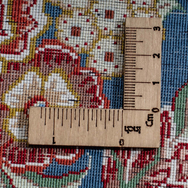Tappeto di seta - Ghom seta - Premio - 40 x 28 cm - blu scuro