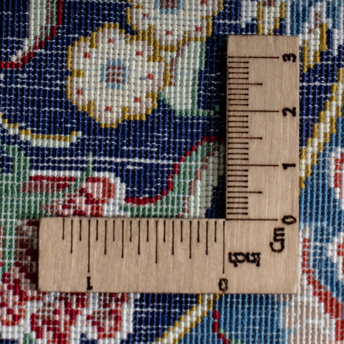 Tappeto di seta - Ghom seta - Premio - 40 x 28 cm - blu scuro