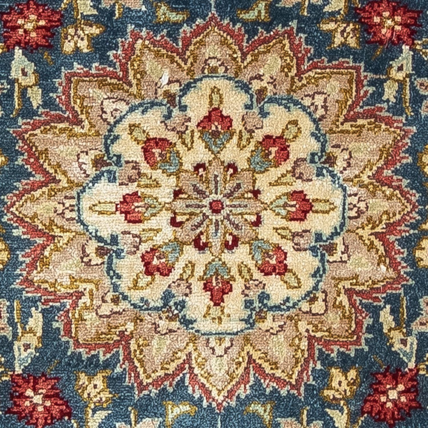 Tappeto di seta - Ghom seta - Premio - 44 x 27 cm - blu scuro