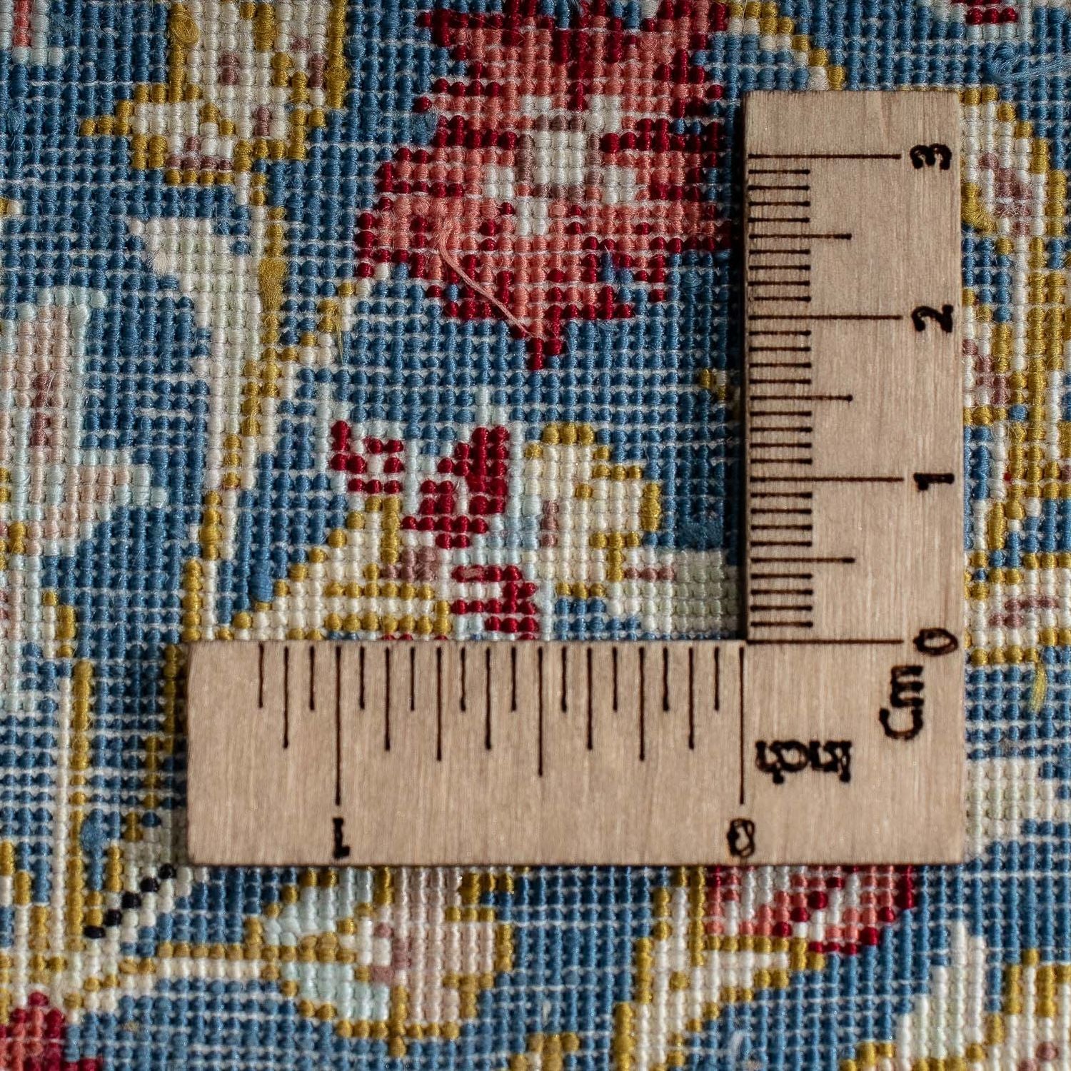 Tappeto di seta - Ghom seta - Premio - 44 x 27 cm - blu scuro
