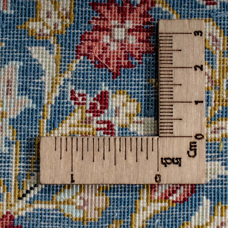 Tappeto di seta - Ghom seta - Premio - 44 x 27 cm - blu scuro