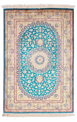 Tappeto Persero - Ghom - 119 x 78 cm - turchese