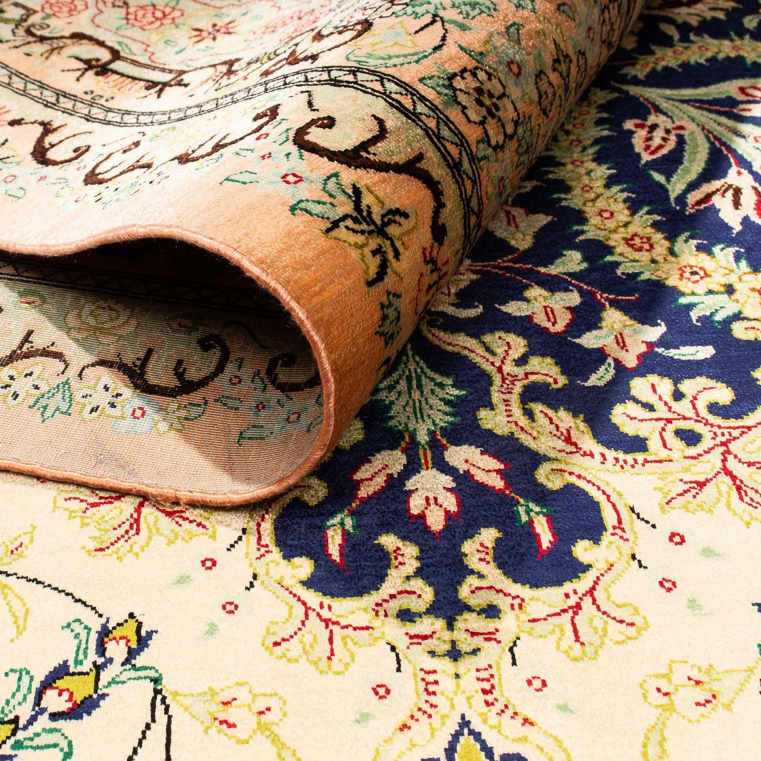Tappeto Persero - Ghom - 324 x 198 cm - beige