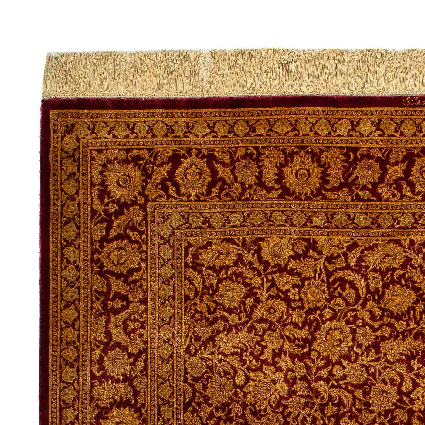 Qom seta Tappeto 216x132cm - Tappeto persiano