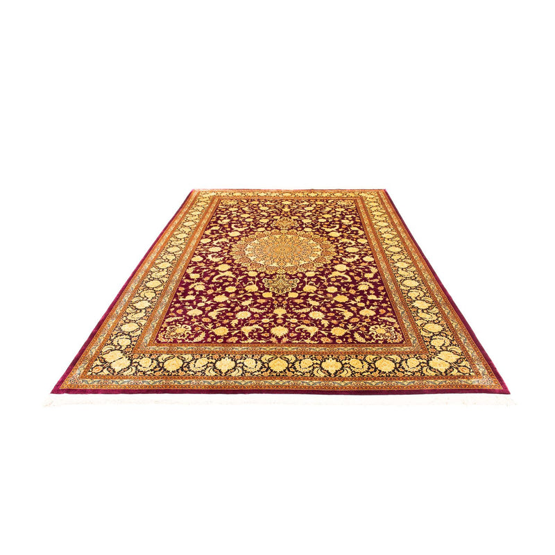 Tappeto Persero - Ghom - 305 x 202 cm - rosso scuro