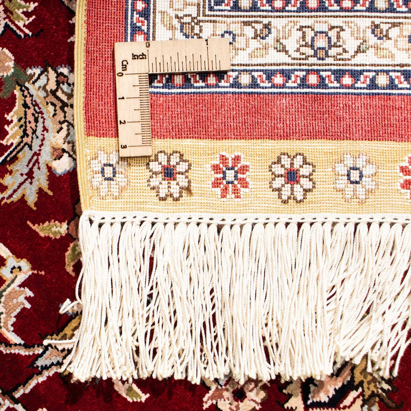 Tappeto orientale - Hereke - 276 x 185 cm - rosso scuro