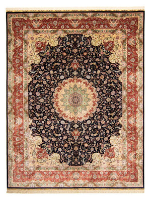 Tappeto orientale - Hereke - 402 x 303 cm - rosso scuro
