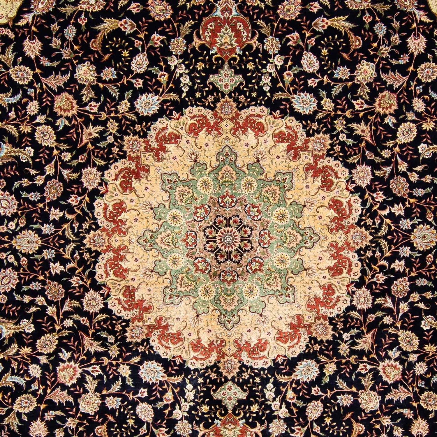 Tappeto orientale - Hereke - 402 x 303 cm - rosso scuro