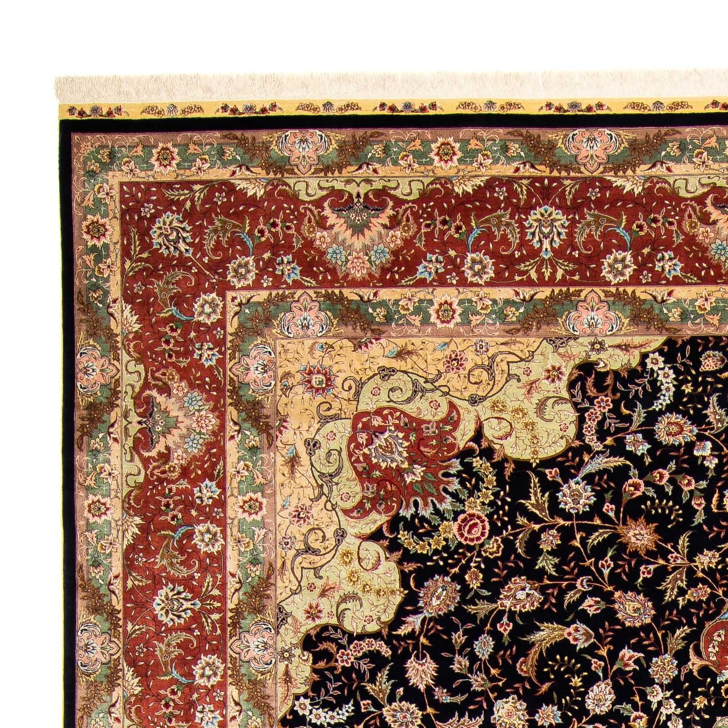 Tappeto orientale - Hereke - 402 x 303 cm - rosso scuro